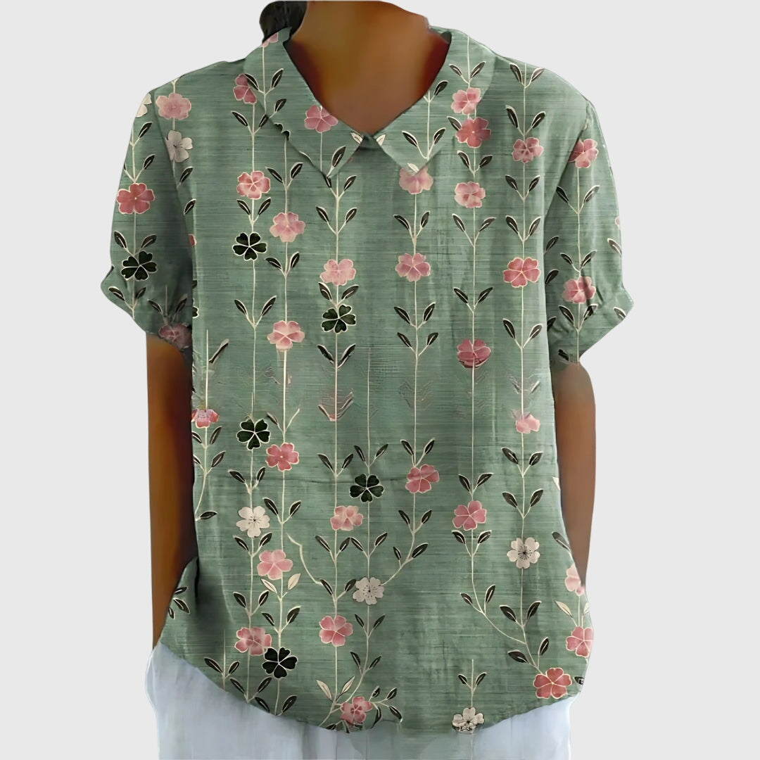Vert Floral Print / 4XL