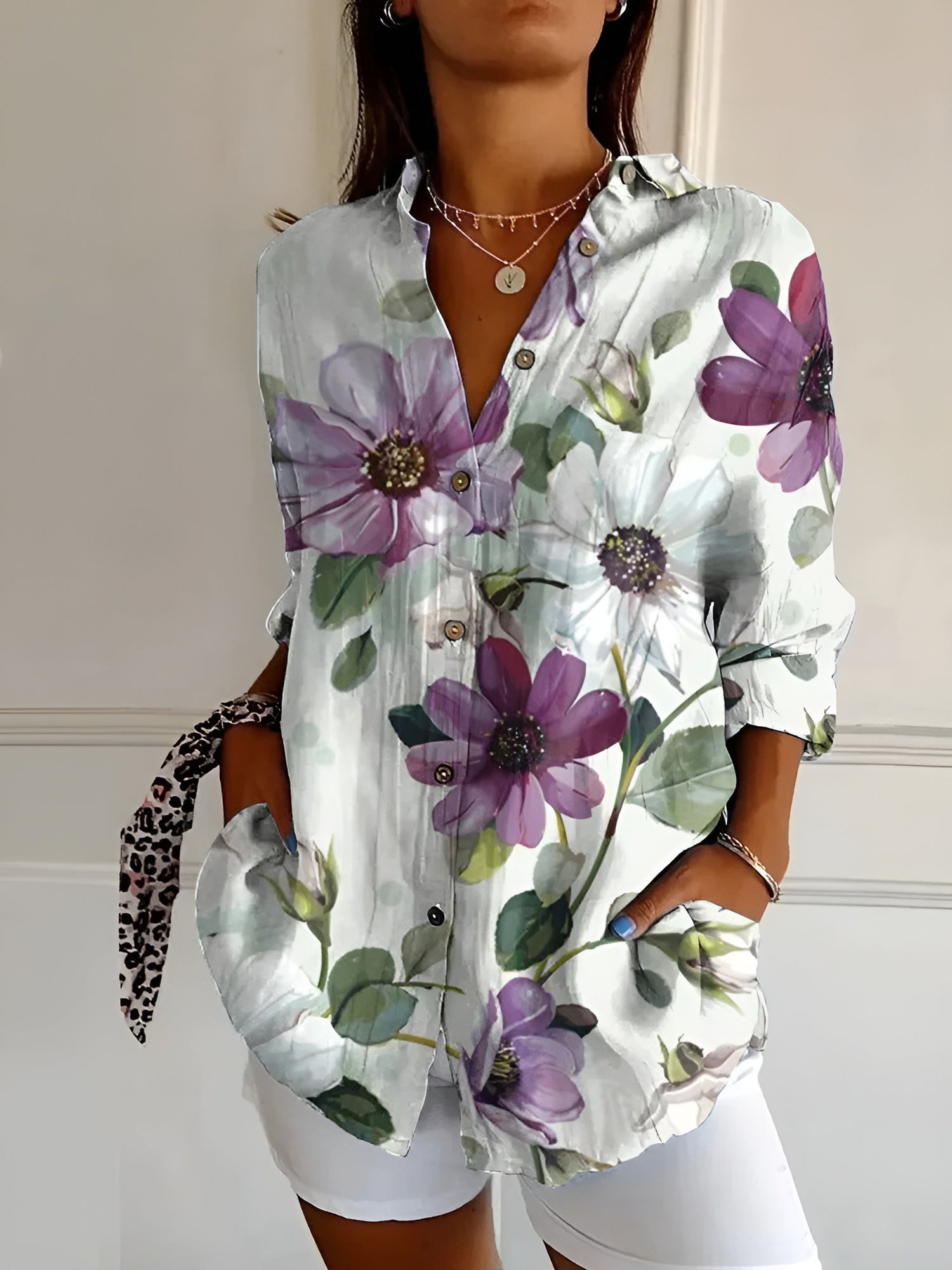 Purple Flowers / 4XL